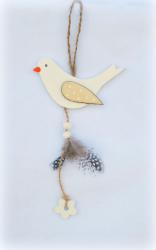 Zvsn dekorace - ptek s prkem SA-4086